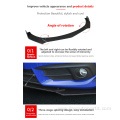 Universal Front Bumper Lip Kit Adjustable Spoiler Wing